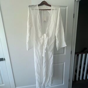 Monday Swimwear White Coverup Wrap